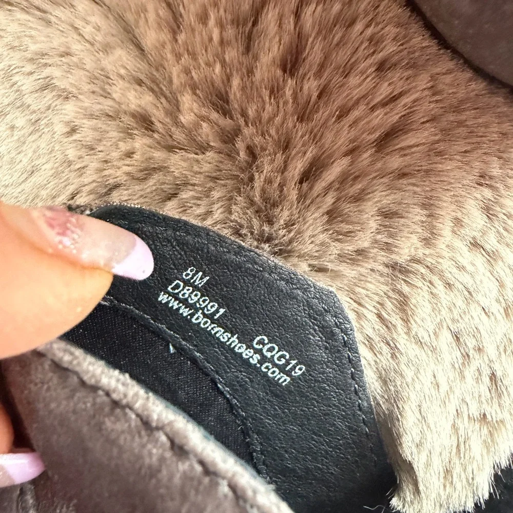 Born Women's brownish-gray Ankle Booties - Picture 7 of 7